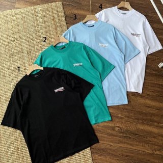 バレンシアガ キャンペーン ロゴ コットンTシャツ bam55441 バレンシアガ キャンペーン ロゴ コットンTシャツ bam55441