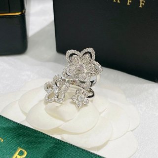 最安値挑戦 グラフ 本物 GRAFF トリプル バタフライ シルエット ダイヤモンド リング RGR790 最安値挑戦 グラフ 本物 GRAFF トリプル バタフライ シルエット ダイヤモンド リング RGR790