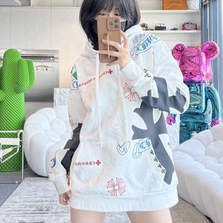 クロムハーツ クロス プラス ロゴ パーカー コピー Kuu44499 クロムハーツ クロス プラス ロゴ パーカー コピー Kuu44499
