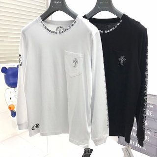 クロムハーツ ホースシュー 長袖Tシャツ 本物 ロンT 2色 Kuy59664 クロムハーツ ホースシュー 長袖Tシャツ 本物 ロンT 2色 Kuy59664