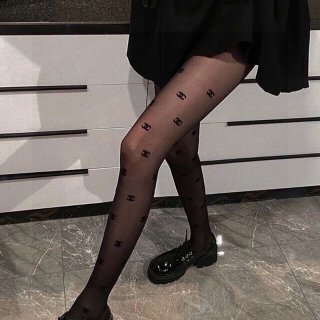 稀少【小さなロゴがいっぱい】シャネル コピー ストッキング/タイツ shp07107 稀少【小さなロゴがいっぱい】シャネル コピー ストッキング/タイツ shp07107