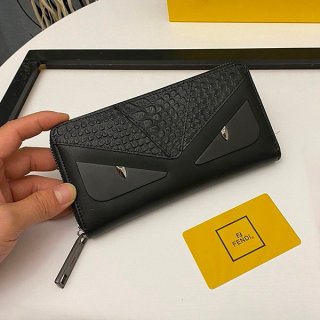 フェンディ ジップアラウンド 長財布 本物 ジッパーウォレット カスタマイズ fea12871