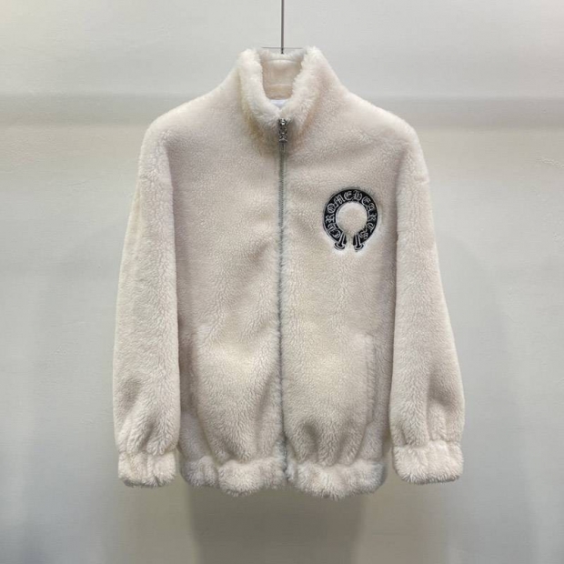 クロムハーツ ジャケット ロゴ ジップアップ 本物 Kuw47396