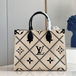 【日本未発売】ルイヴィトン オンザゴー MM トートバッグ 本物 vuh76842