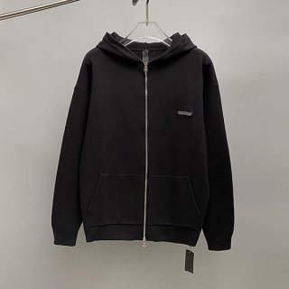 クロムハーツ 本物 ニット ジップ フーディ ロゴ刺繡 Kuj20408 クロムハーツ 本物 ニット ジップ フーディ ロゴ刺繡 Kuj20408