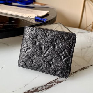 ルイヴィトン 財布 本物 折り財布 ブラック モノグラム M69075 ルイヴィトン 財布 本物 折り財布 ブラック モノグラム M69075