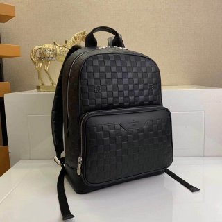 限定【希少】ルイヴィトン キャンパスバックパック本物 ダミエ レザー N40094 限定【希少】ルイヴィトン キャンパスバックパック本物 ダミエ レザー N40094