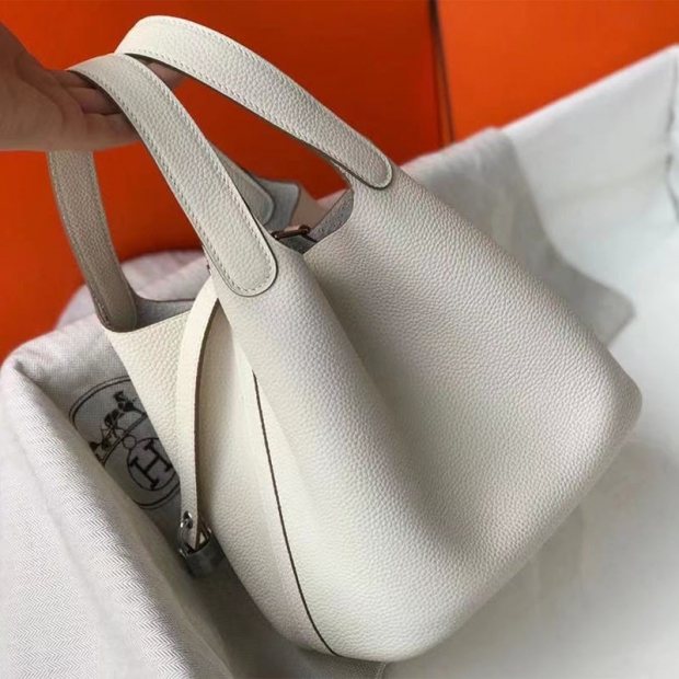 エルメス ピコタンロック 本物 クレマンス シルバー金具he26043
