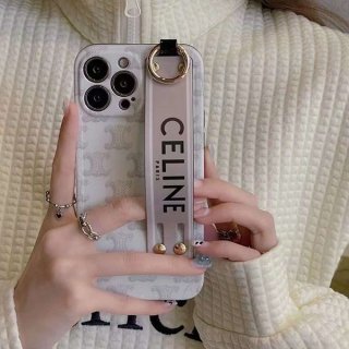《大人気》セリーヌ ハンドストラップ付き iPhone ケース 本物 Cek66147