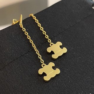 セリーヌ ピアス 本物ゴールド ブラス&クリスタル ピアス 460NB6BCZ セリーヌ ピアス 本物ゴールド ブラス&クリスタル ピアス 460NB6BCZ