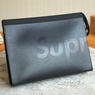 完売必至 シュプリーム × ルイヴィトン 本物 z Pochette Jour GM クラッチバッグ BLACK M66889 完売必至 シュプリーム × ルイヴィトン 本物 z Pochette Jour GM クラッチバッグ BLACK M66889