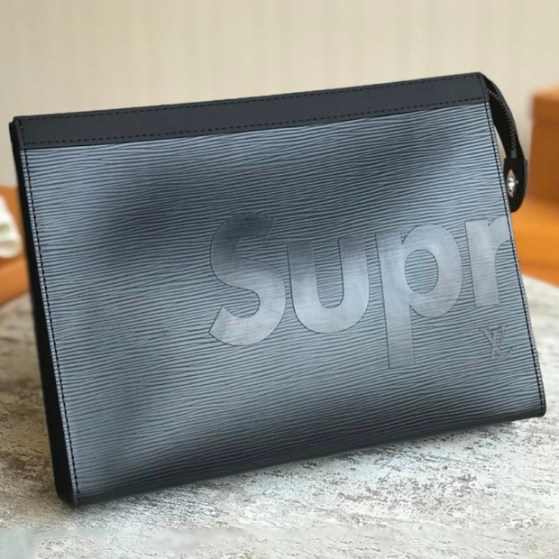 完売必至 シュプリーム × ルイヴィトン 本物 z Pochette Jour GM クラッチバッグ BLACK M66889