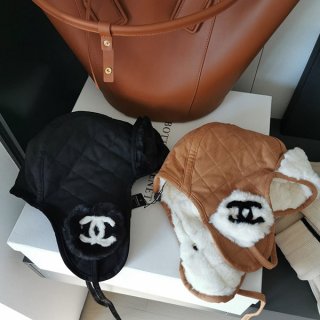 ココネージュ☆シャネル パイロットキャップ 本物 2色展開 shr57692 ココネージュ☆シャネル パイロットキャップ 本物 2色展開 shr57692