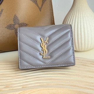 【使い勝手抜群】サンローラン ☆YSLロゴオリガミ ミニ財布 本物 Sac48579 【使い勝手抜群】サンローラン ☆YSLロゴオリガミ ミニ財布 本物 Sac48579