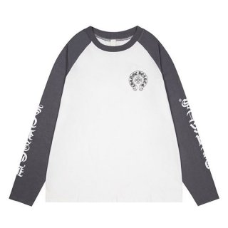 稀少 クロムハーツ プラス 本物フローラルクロス ロンT Kuv90505 稀少 クロムハーツ プラス 本物フローラルクロス ロンT Kuv90505