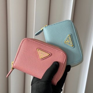 プラダ☆ヴィテロムーヴ コインケース 本物 三角ロゴ 2色 MM268 プラダ☆ヴィテロムーヴ コインケース 本物 三角ロゴ 2色 MM268