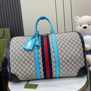 <新作蛍光ブルー>★グッチ サボイ ラージ ボストンバッグ 本物 724612 <新作蛍光ブルー>★グッチ サボイ ラージ ボストンバッグ 本物 724612
