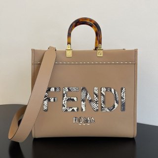☆超人気☆フェンディ サンシャイン 本物 ミディアム エラフレザー ショッパーバッグ fek48278