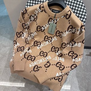 送料込バレンシアガ Logo セーター ニットウェア 2色 bap98817 送料込バレンシアガ Logo セーター ニットウェア 2色 bap98817