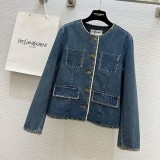 確保済みサンローラン 本物 クラシック デニムジャケット Sam46444 確保済みサンローラン 本物 クラシック デニムジャケット Sam46444