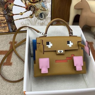 【大特価】エルメス 本物 ケリードール 18 ハンドバッグ erw06640