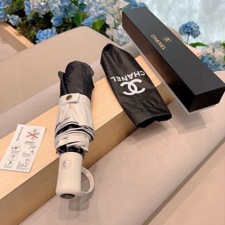 超希少★レア!シャネル 雨晴兼用折りたたみ傘 パチモン shv46846 超希少★レア!シャネル 雨晴兼用折りたたみ傘 パチモン shv46846