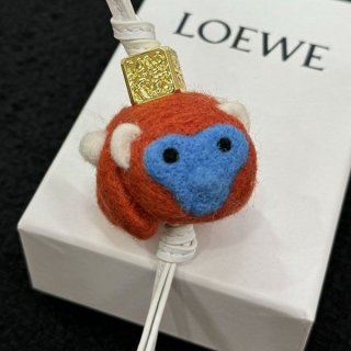 可愛い ロエベ カーフスキン 本物 バッグチャーム lox01895 可愛い ロエベ カーフスキン 本物 バッグチャーム lox01895