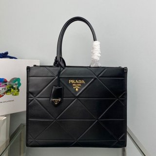 【大特価】プラダ トートバッグ 本物 ラージ レザー ハンドバッグ 1BA377 【大特価】プラダ トートバッグ 本物 ラージ レザー ハンドバッグ 1BA377