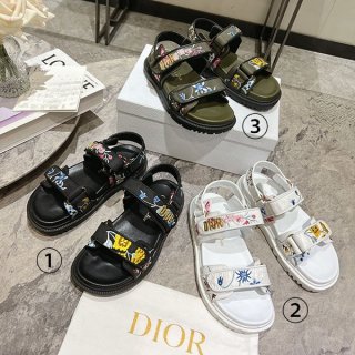 【華やかカワイイ】ディオール★ディオールアクト サンダル 本物 3色 det45464 【華やかカワイイ】ディオール★ディオールアクト サンダル 本物 3色 det45464