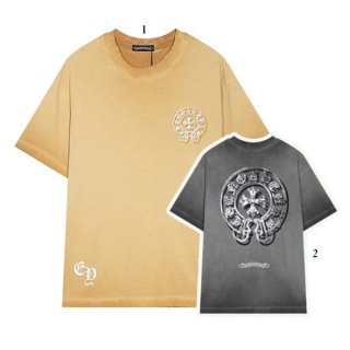 【使い勝手抜群】クロムハーツ スクロール ロゴ 半袖 Tシャツ レプリカ 2色 Kuk19171 【使い勝手抜群】クロムハーツ スクロール ロゴ 半袖 Tシャツ レプリカ 2色 Kuk19171