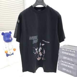 バレンシアガ 逆さまスピードハンター特大Tシャツ 本物 bak98670 バレンシアガ 逆さまスピードハンター特大Tシャツ 本物 bak98670