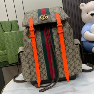 ◆グッチ 24SS◆GG レザートリミング バックパック本物/Multicolor◆ gur30094 ◆グッチ 24SS◆GG レザートリミング バックパック本物/Multicolor◆ gur30094