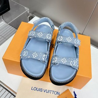 ★日本!!人気!ルイヴィトン パナマ ライン サンダル モノグラム ブルー 本物 1A9IML ★日本!!人気!ルイヴィトン パナマ ライン サンダル モノグラム ブルー 本物 1A9IML