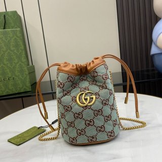 新作 グッチ GGミニバケットバッグ 本物 チェーンショルダーバッグ 783175 新作 グッチ GGミニバケットバッグ 本物 チェーンショルダーバッグ 783175