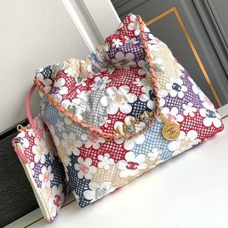 新デザインシャネル 22スモールバッグ CCマーク 花柄刺繍 レプリカ shr47794 新デザインシャネル 22スモールバッグ CCマーク 花柄刺繍 レプリカ shr47794