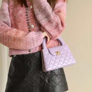 【存在感◎】シャネル ケリーバッグコピー2way パープル shy49527 【存在感◎】シャネル ケリーバッグコピー2way パープル shy49527