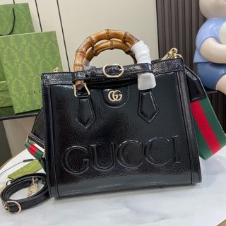 グッチ Diana Medium patent レザー トートバッグ 本物 gud37036 グッチ Diana Medium patent レザー トートバッグ 本物 gud37036
