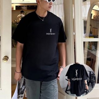最新でオシャレサンローラン シグネチャーロゴ Tシャツ 本物 Sac48325 最新でオシャレサンローラン シグネチャーロゴ Tシャツ 本物 Sac48325