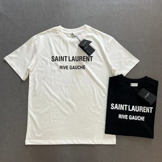 注目★サンローラン パチモン シグネチャーロゴ Tシャツ 2色 Sau48274 注目★サンローラン パチモン シグネチャーロゴ Tシャツ 2色 Sau48274