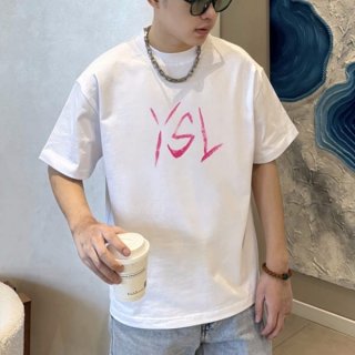 お洒落サンローランシグネチャーロゴ Tシャツ パロディ Sax16915 お洒落サンローランシグネチャーロゴ Tシャツ パロディ Sax16915
