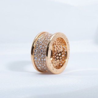 稀少 ブルガリ ビーゼロワン パヴェダイヤ リング 本物 Bux80019 稀少 ブルガリ ビーゼロワン パヴェダイヤ リング 本物 Bux80019