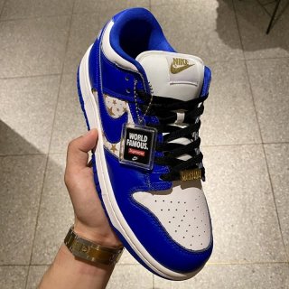 目を惹くカラーシュプリーム × ナイキ 本物 SB ダンク ロー スターズ "ブルー" DH3228100 目を惹くカラーシュプリーム × ナイキ 本物 SB ダンク ロー スターズ "ブルー" DH3228100