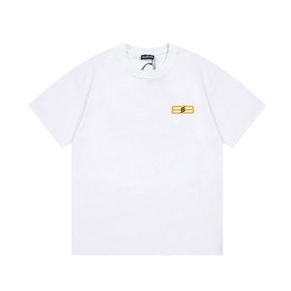 バレンシアガ コピー BBロゴ プリント 半袖 Tシャツ bas24866 バレンシアガ コピー BBロゴ プリント 半袖 Tシャツ bas24866