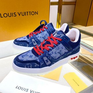 21-22AW ルイヴィトン コピー スニーカー☆コラボ☆LVオリライン LVトレーナー ブルー vuk93716 21-22AW ルイヴィトン コピー スニーカー☆コラボ☆LVオリライン LVトレーナー ブルー vuk93716