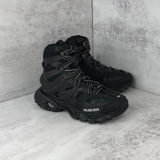 秋冬新作 バレンシアガ スニーカー 本物 TRACK HIKE ロゴ レースアップ ハイカット 654866W3CP31000 秋冬新作 バレンシアガ スニーカー 本物 TRACK HIKE ロゴ レースアップ ハイカット 654866W3CP31000