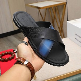 ☆超人気☆ベルルッティ シフノス スクリット レザーサンダル 本物 S5438