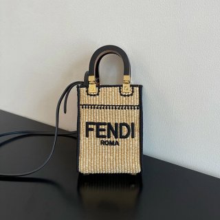 すぐ届 フェンディ 本物 サンシャインミニショッパーバッグ(ストロー素材) fea24479 すぐ届 フェンディ 本物 サンシャインミニショッパーバッグ(ストロー素材) fea24479