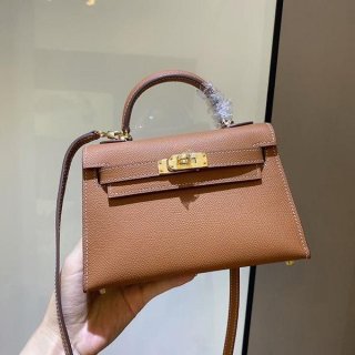 エルメス ケリーミニ2 カザック 本物エプソン シルバー金具he1907