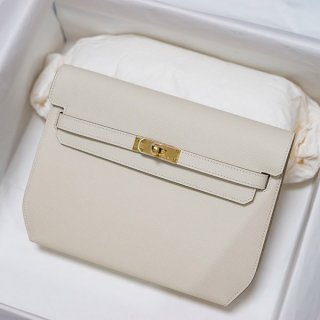 エルメス ケリー デペッシュ 25本物 ポーチ クラッチ ゴールド金具he19022