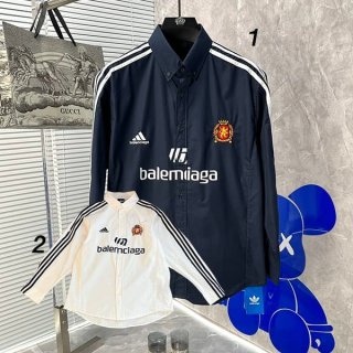 すぐ届バレンシアガ アディダス 本物 オーバーサイズシャツ 2色 bar03195 すぐ届バレンシアガ アディダス 本物 オーバーサイズシャツ 2色 bar03195